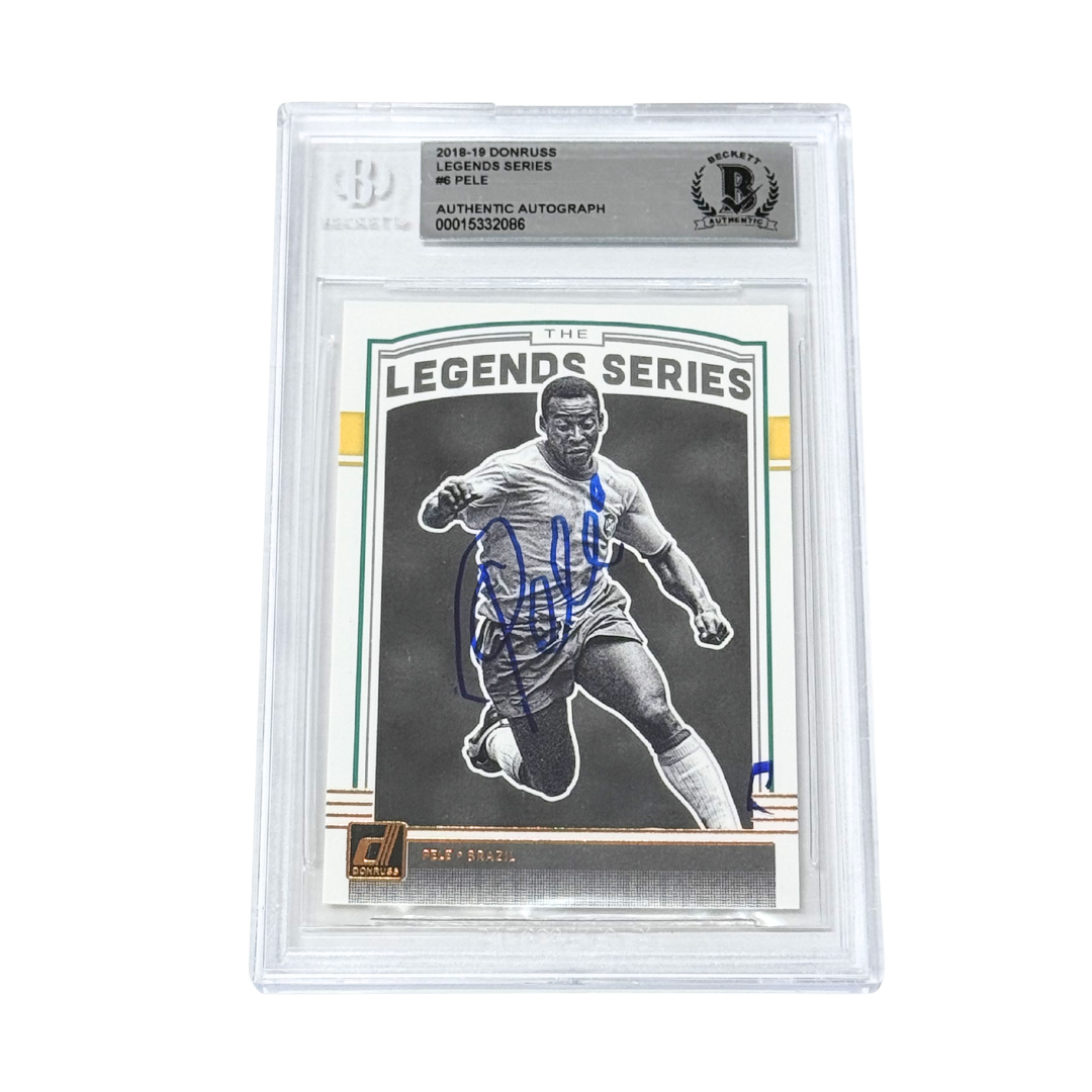 Pele Signed 2018-19 Panini Donruss Legends Series - BGS Authentic