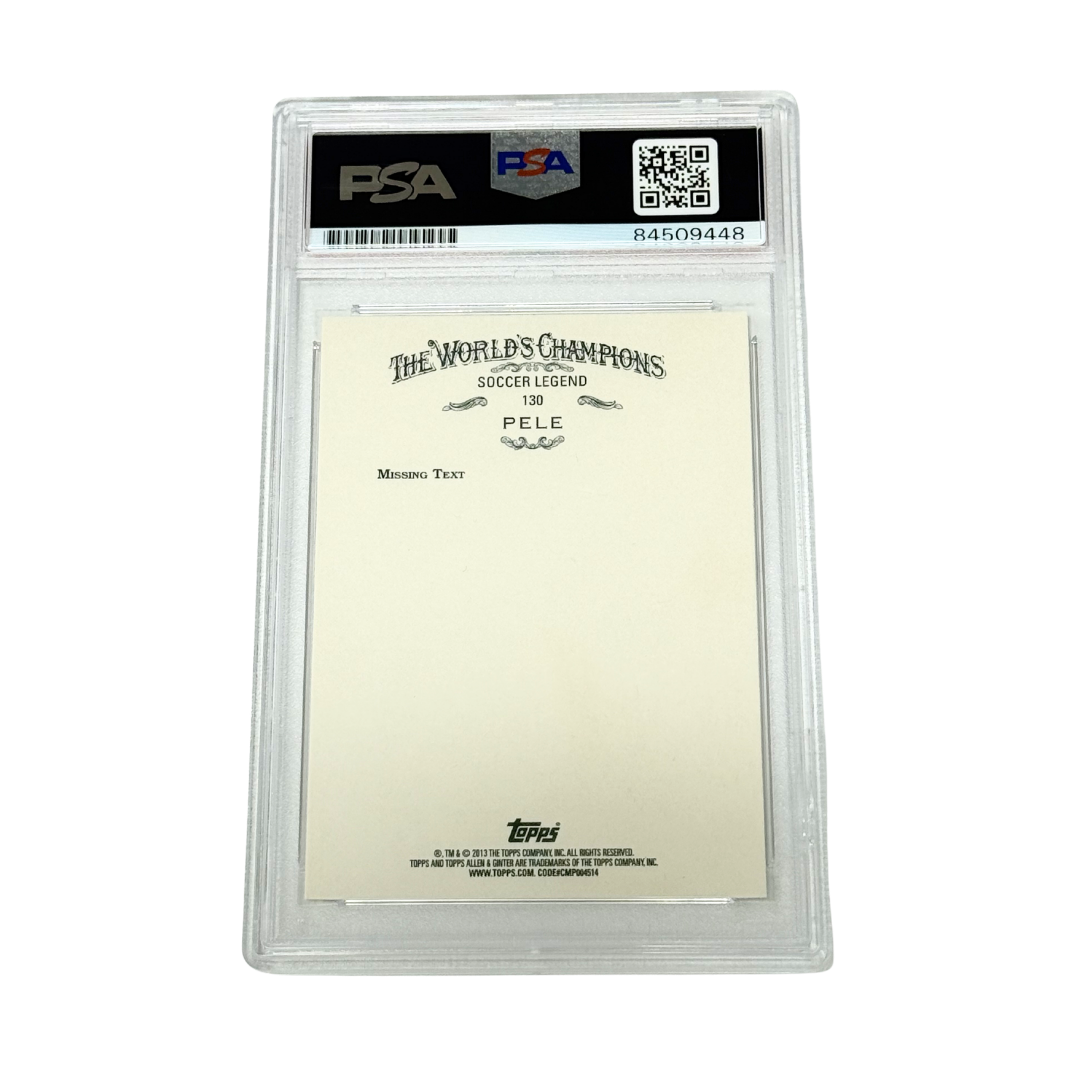 Pele Signed 2013 Topps Allen & Ginter's – PSA Autograph 9