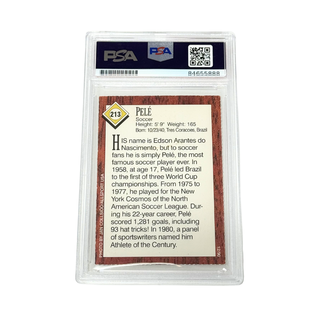 Pele Signed 1990 Sports Illustrated For Kids #213 - PSA Autograph 10
