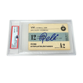 Pele Signed 1958 World Cup Ticket June 12th - PSA Auto 10