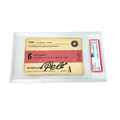 Pele Signed 1958 World Cup Ticket June 8 - PSA 1