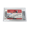 Cristiano Ronaldo & Pele Signed 2017 Ticket CR7 Passes Pele on Goals - BGS 4
