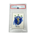 Pele Signed World Cup Brazil Sticker #20 - PSA Auto 10