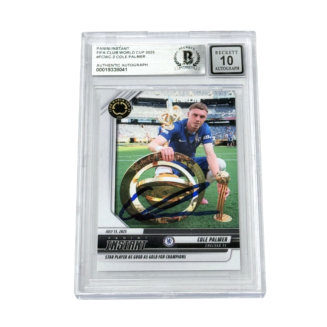 Cole Palmer Signed 2025 Panini Instant FIFA Club World Cup /530 - BGS 10 AUTO