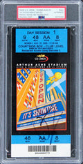 Rafael Nadal Signed 2008 U.S. Open First Round Full Ticket Stub PSA/DNA