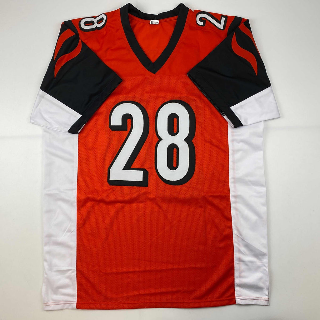 Autographed/Signed Joe Mixon Cincinnati Orange Football Jersey JSA COA