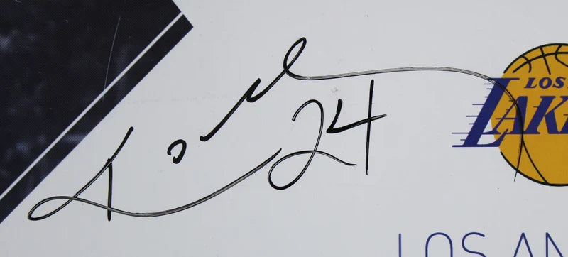 Lakers Kobe Bryant Signed 2015-16 Final Season Season Ticket Holder Book BAS