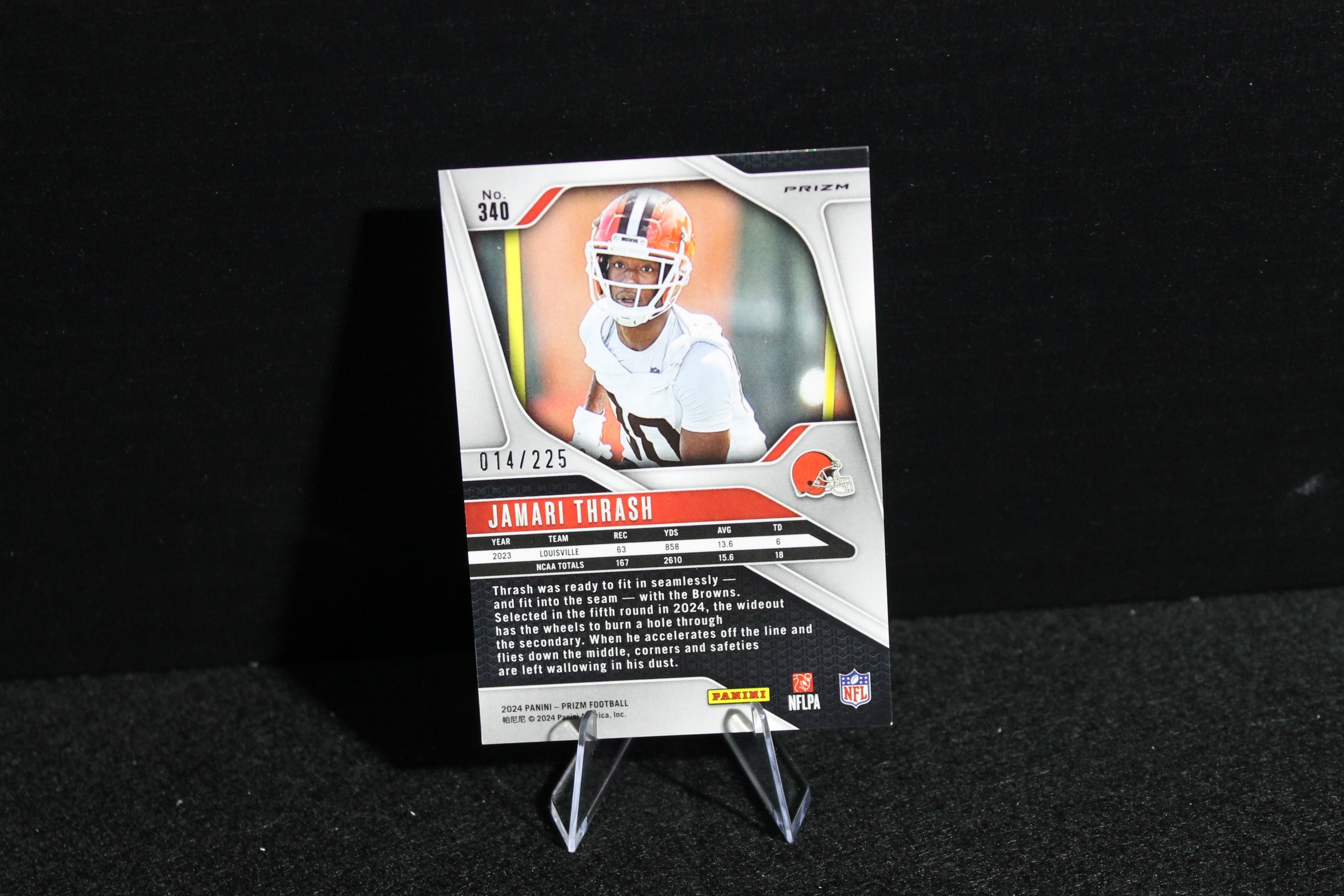 Jamari Thrash - 2024 Panini Prizm - Purple Ice /225 - Rookie