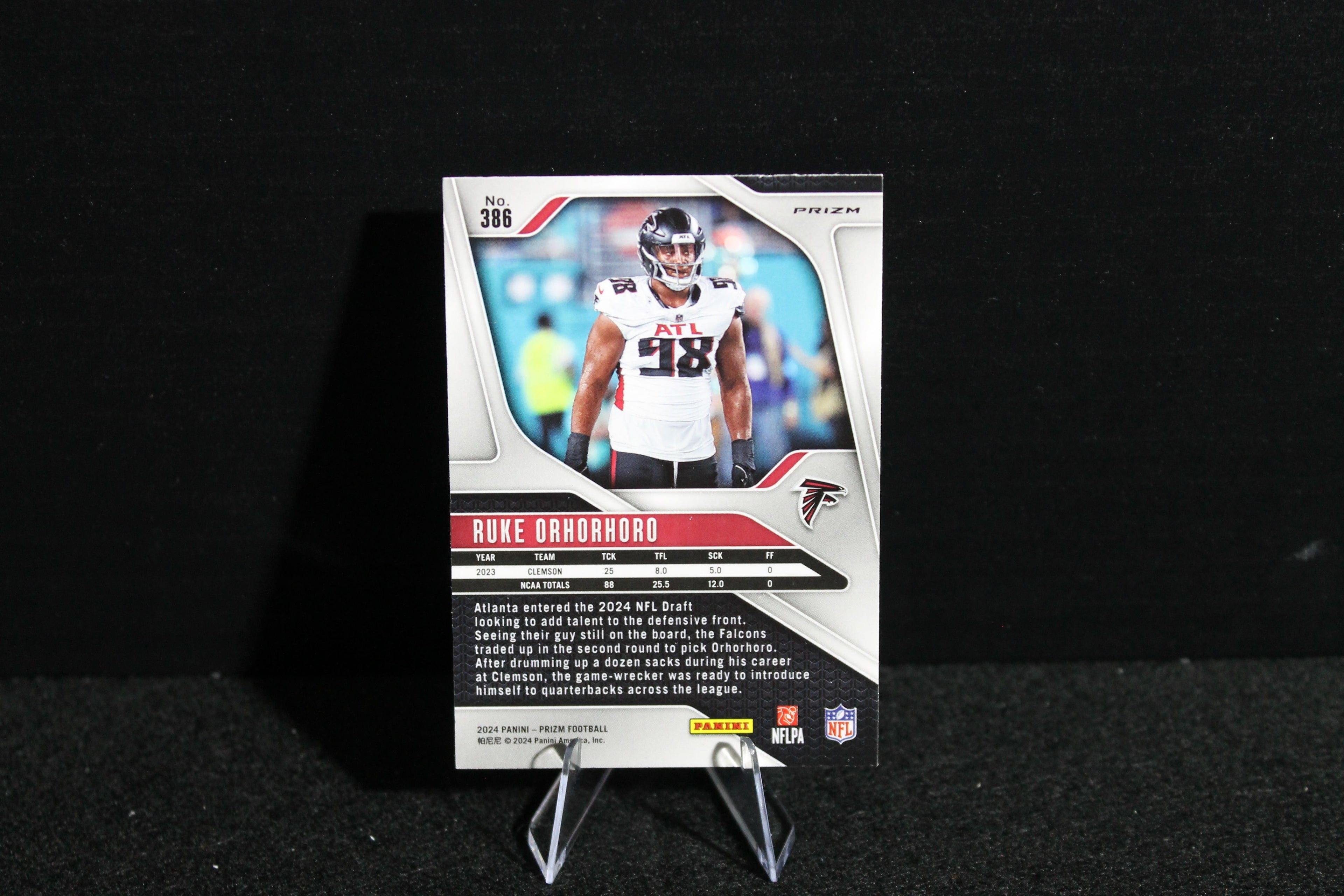 Ruke Orhorhoro - 2024 Panini Prizm - Pink Wave - Rookie