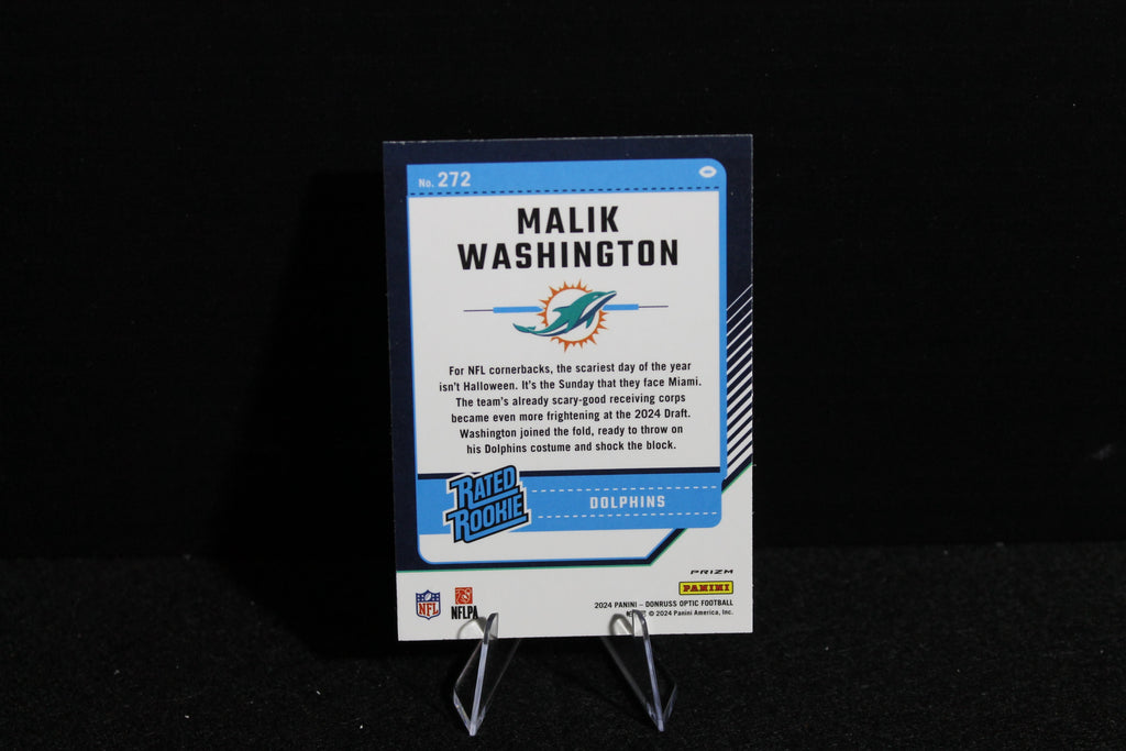 Malik Washington - 2024 Donruss Optic - Stars - Rated Rookie - SSP
