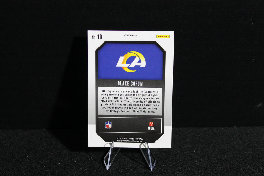 Blake Corum - 2024 Panini Prizm - Green Ice Emergent - Rookie