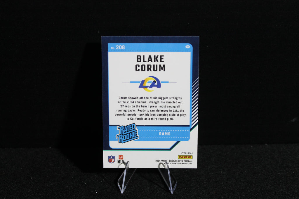 Blake Corum - 2024 Donruss Optic - Holo - Rated Rookie