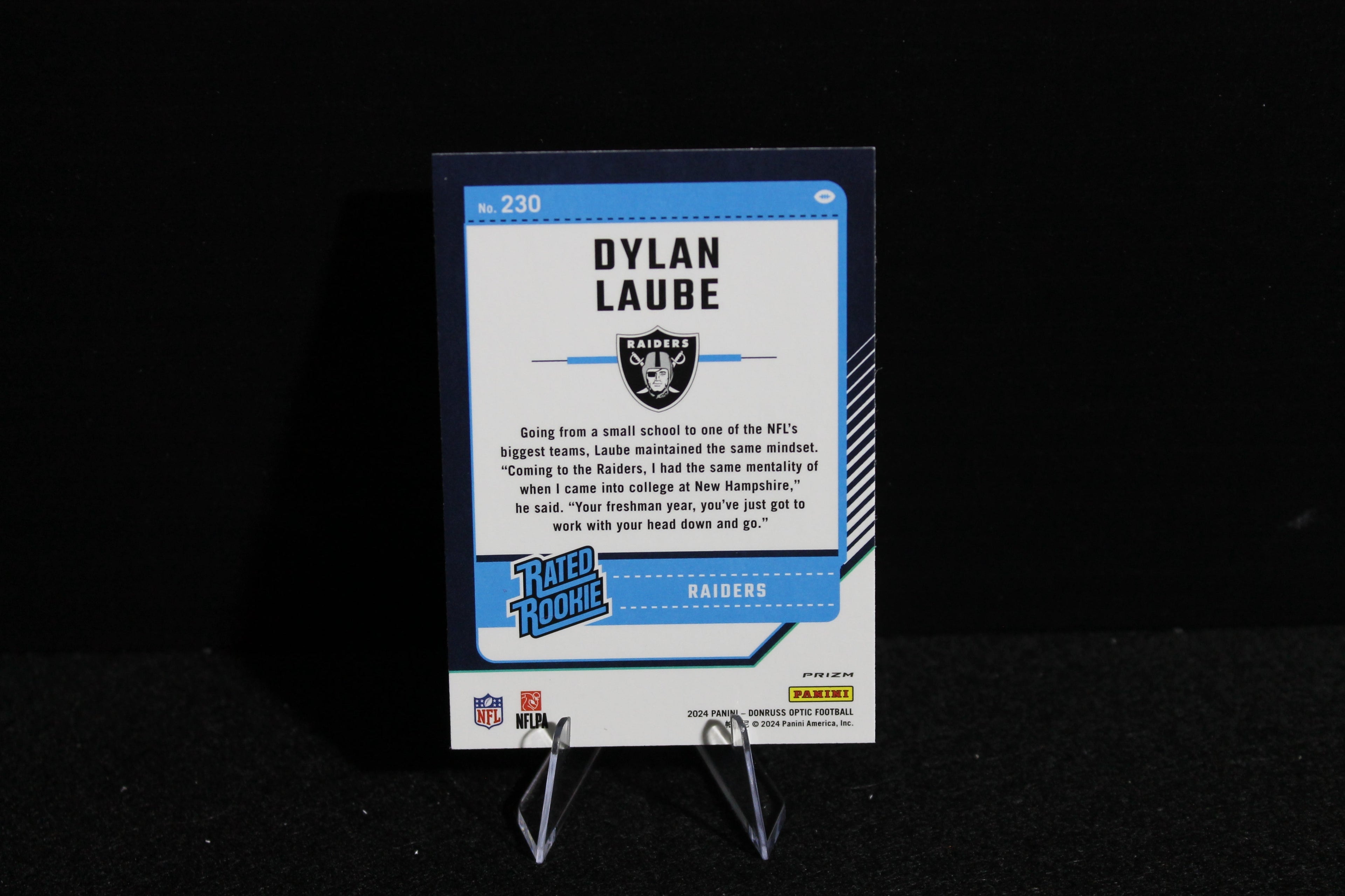 Dylan Laube - 2024 Donruss Optic - Purple Scope - Rated Rookie