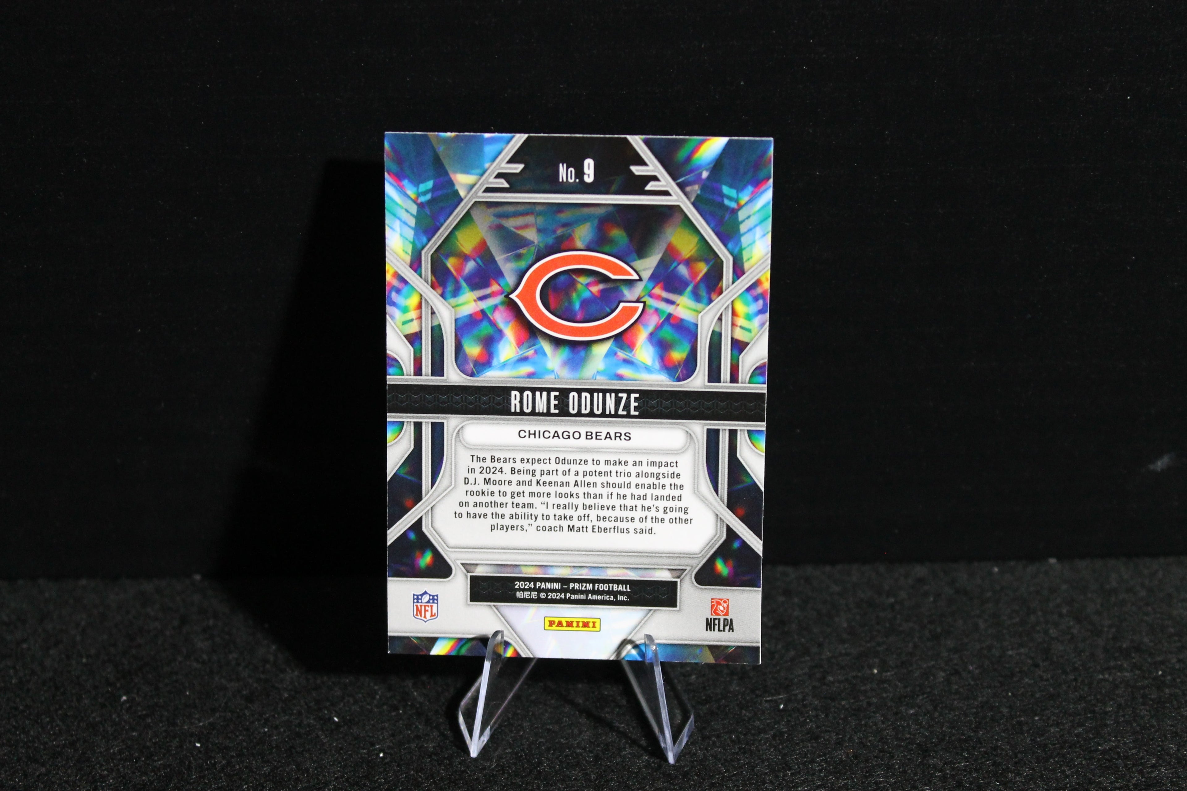 Rome Odunze - 2024 Panini Prizm - Prizmatic - Rookie