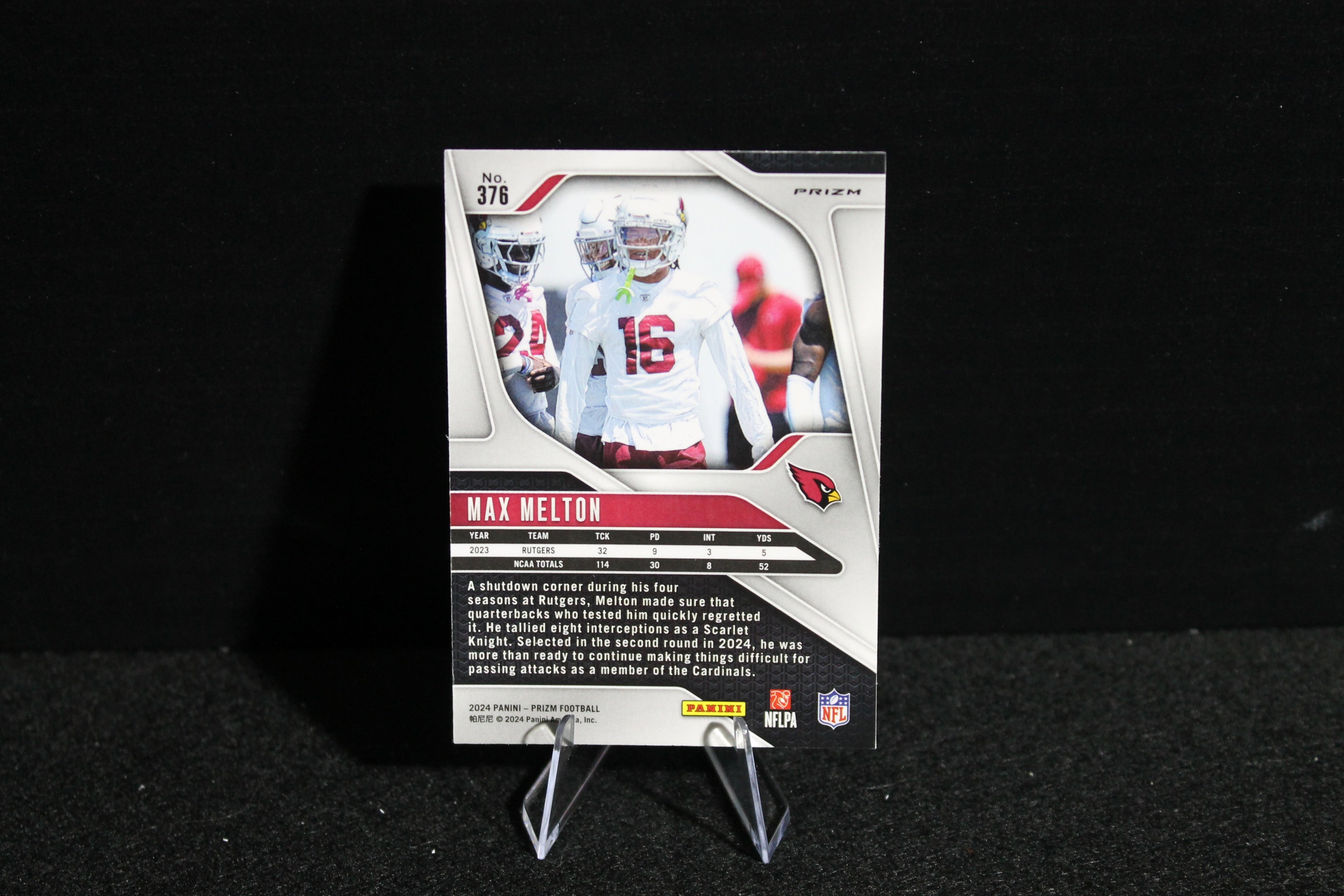 Max Melton - 2024 Panini Prizm - Red White Blue - Rookie