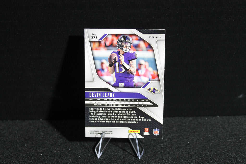 Devin Leary - 2024 Panini Prizm - Lazer - Rookie