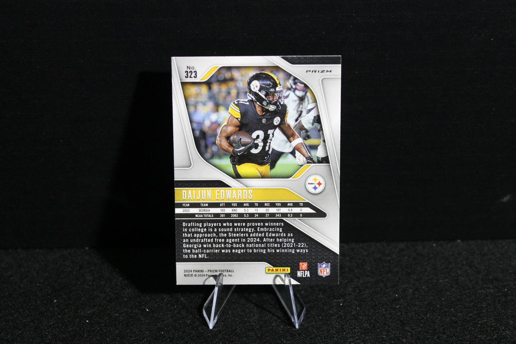 Daijun Edwards - 2024 Panini Prizm - Green Wave - Rookie