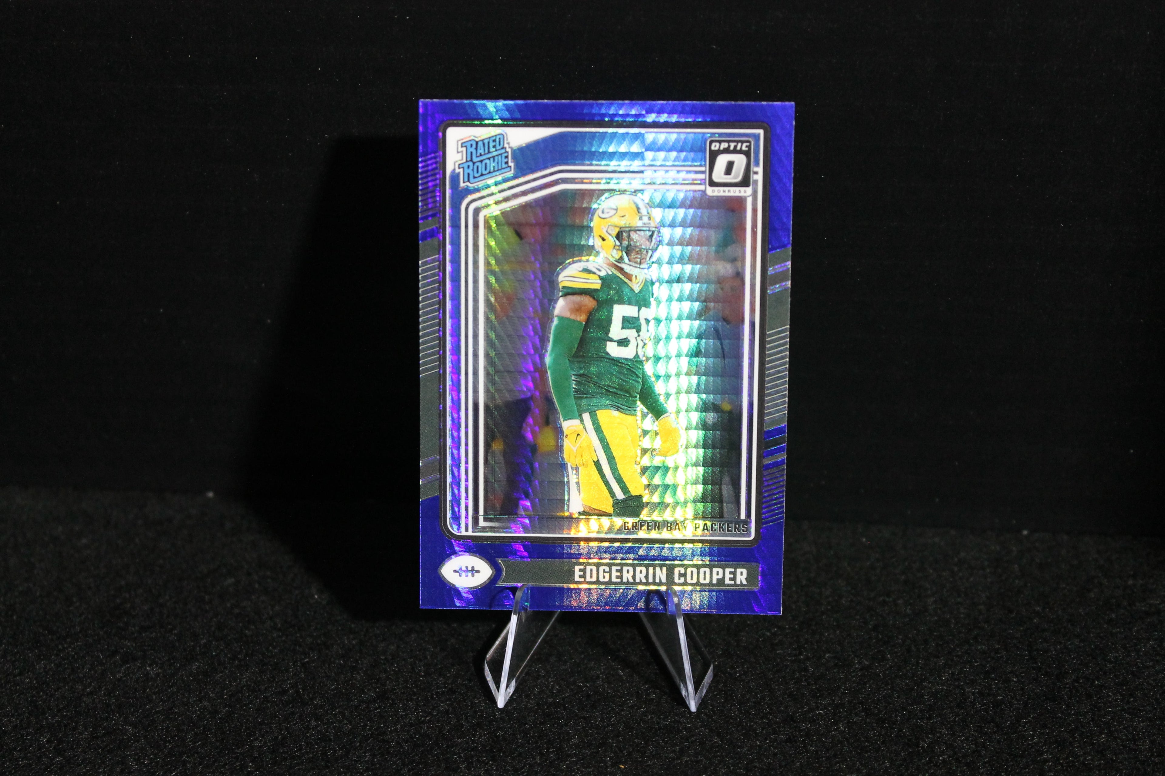Edgerrin Cooper - 2024 Donruss Optic - Blue Hyper - Rated Rookie