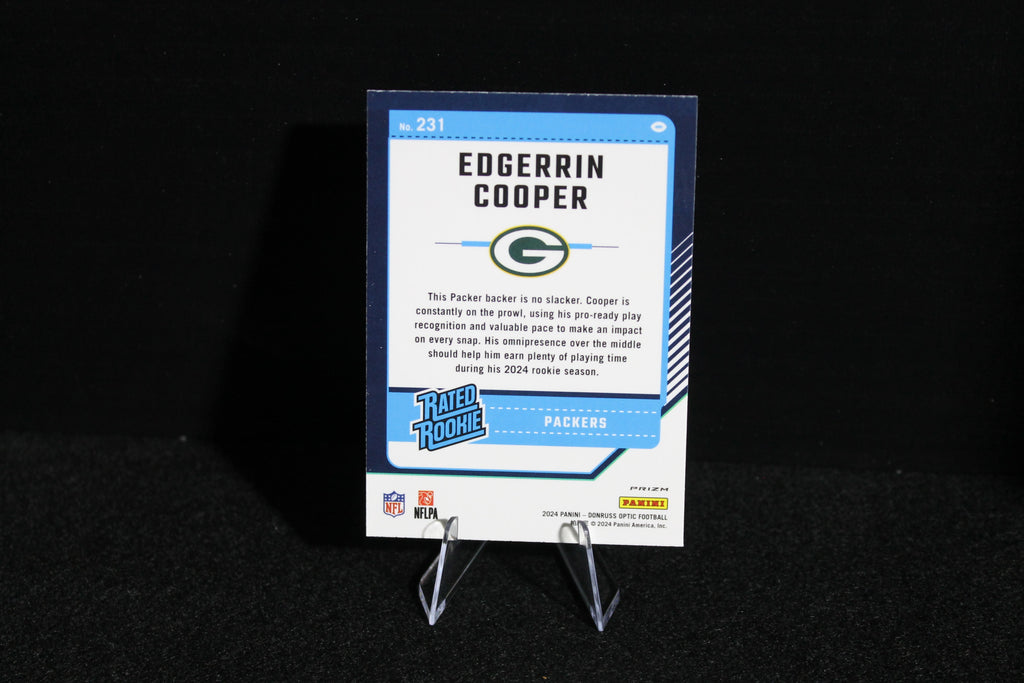 Edgerrin Cooper - 2024 Donruss Optic - Blue Hyper - Rated Rookie