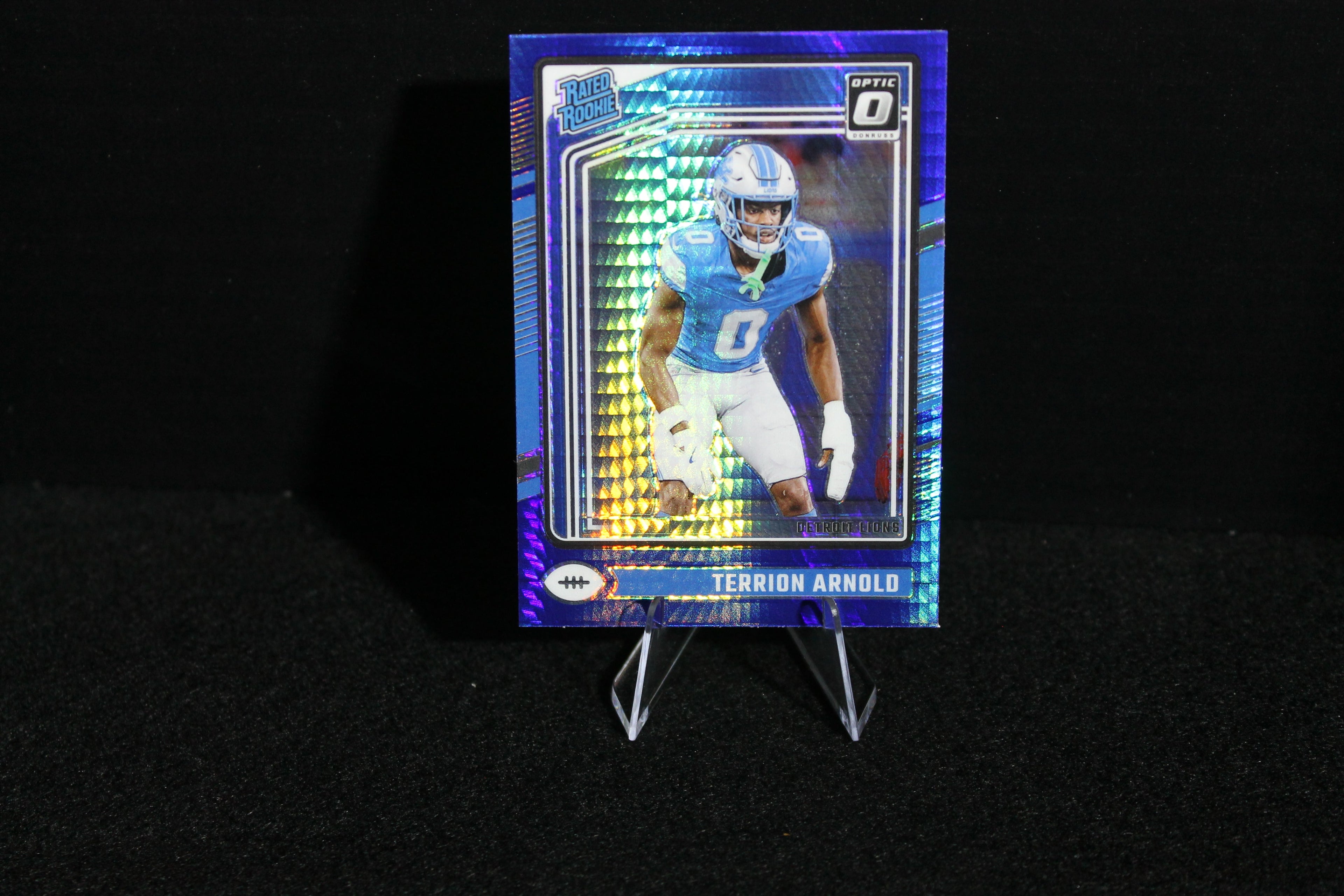 Terrion Arnold - 2024 Donruss Optic - Blue Hyper - Rated Rookie