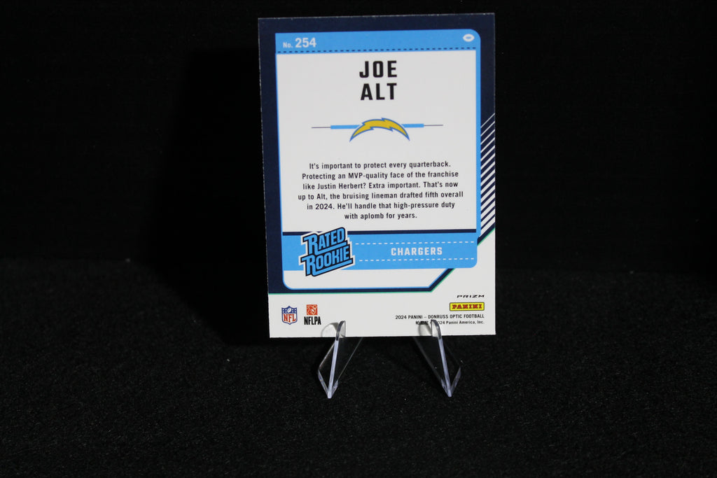 Joe Alt - 2024 Donruss Optic - Blue Hyper - Rated Rookie