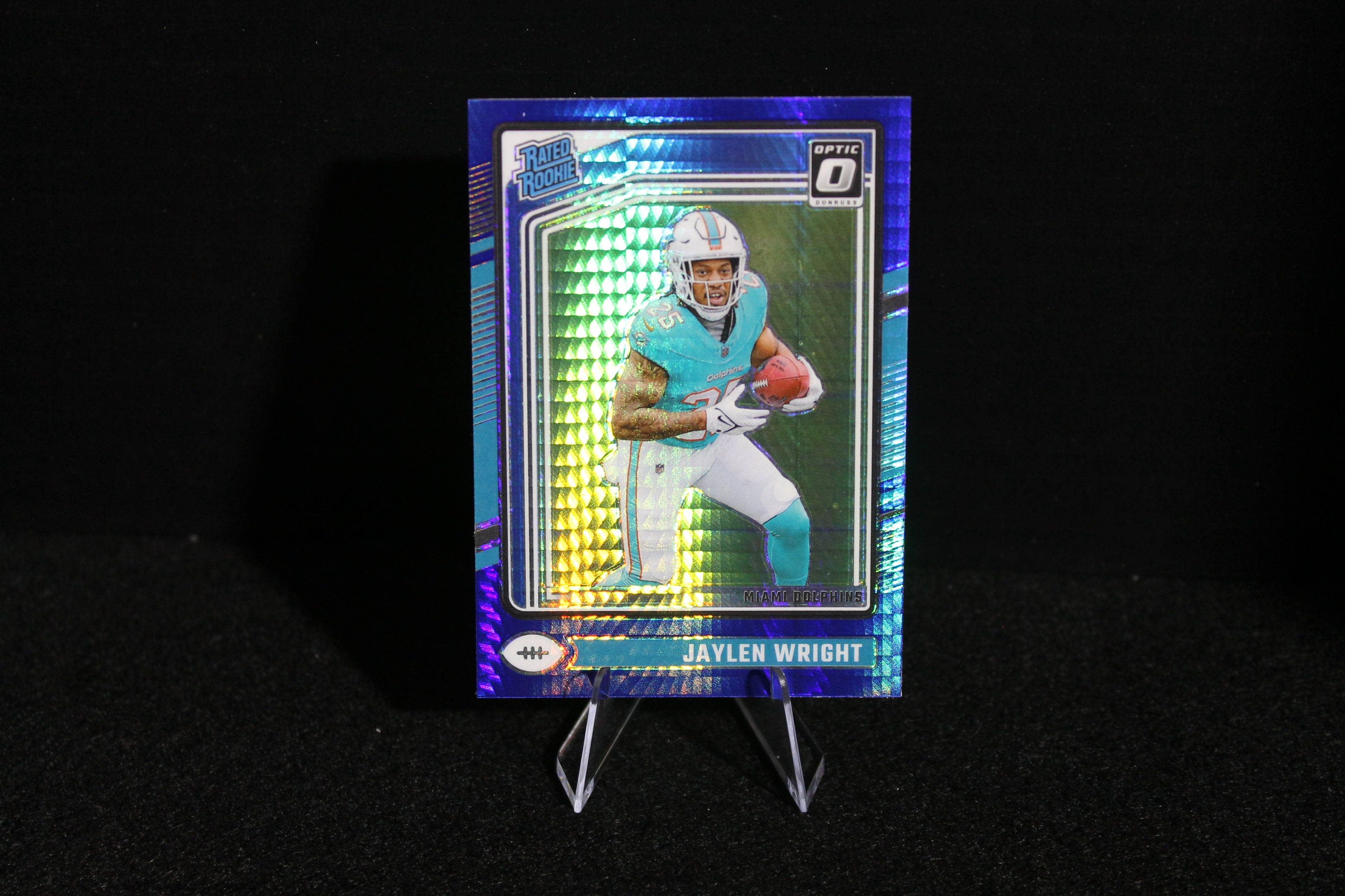 Jaylen Wright - 2024 Donruss Optic - Blue Hyper - Rated Rookie