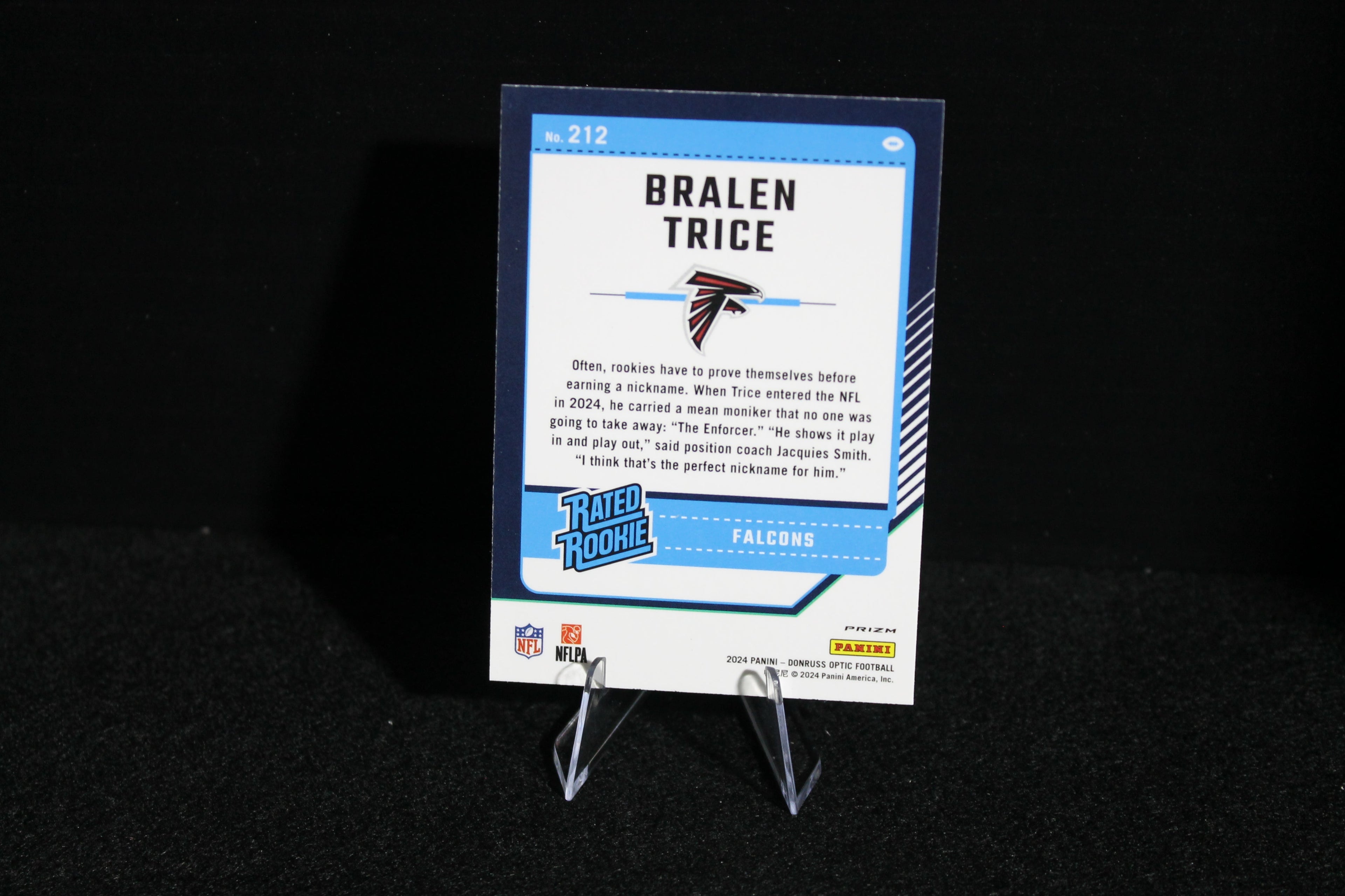 Bralen Trice - 2024 Donruss Optic - Blue Hyper - Rated Rookie