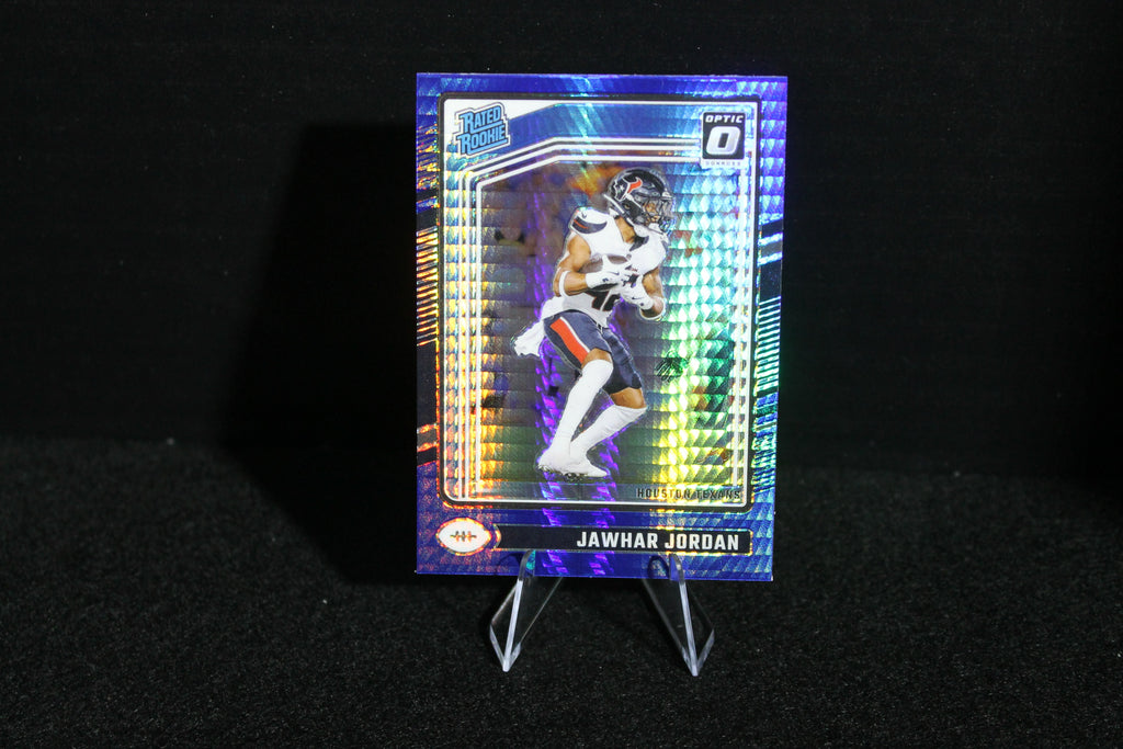 Jawhar Jordan - 2024 Donruss Optic - Blue Hyper - Rated Rookie