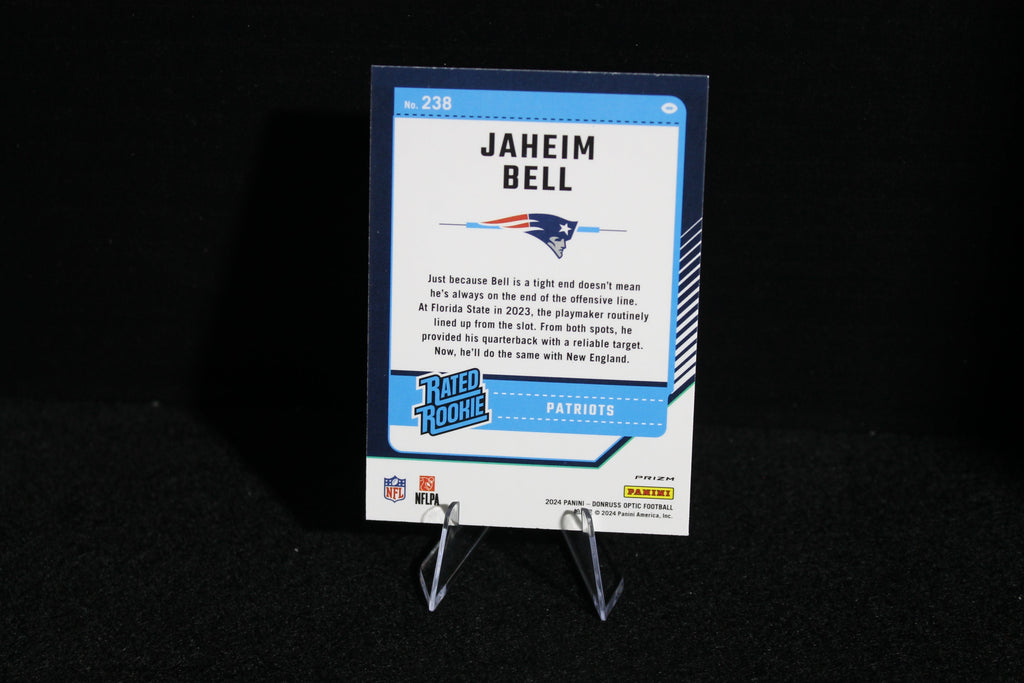 Jaheim Bell - 2024 Donruss Optic - Blue Hyper - Rated Rookie