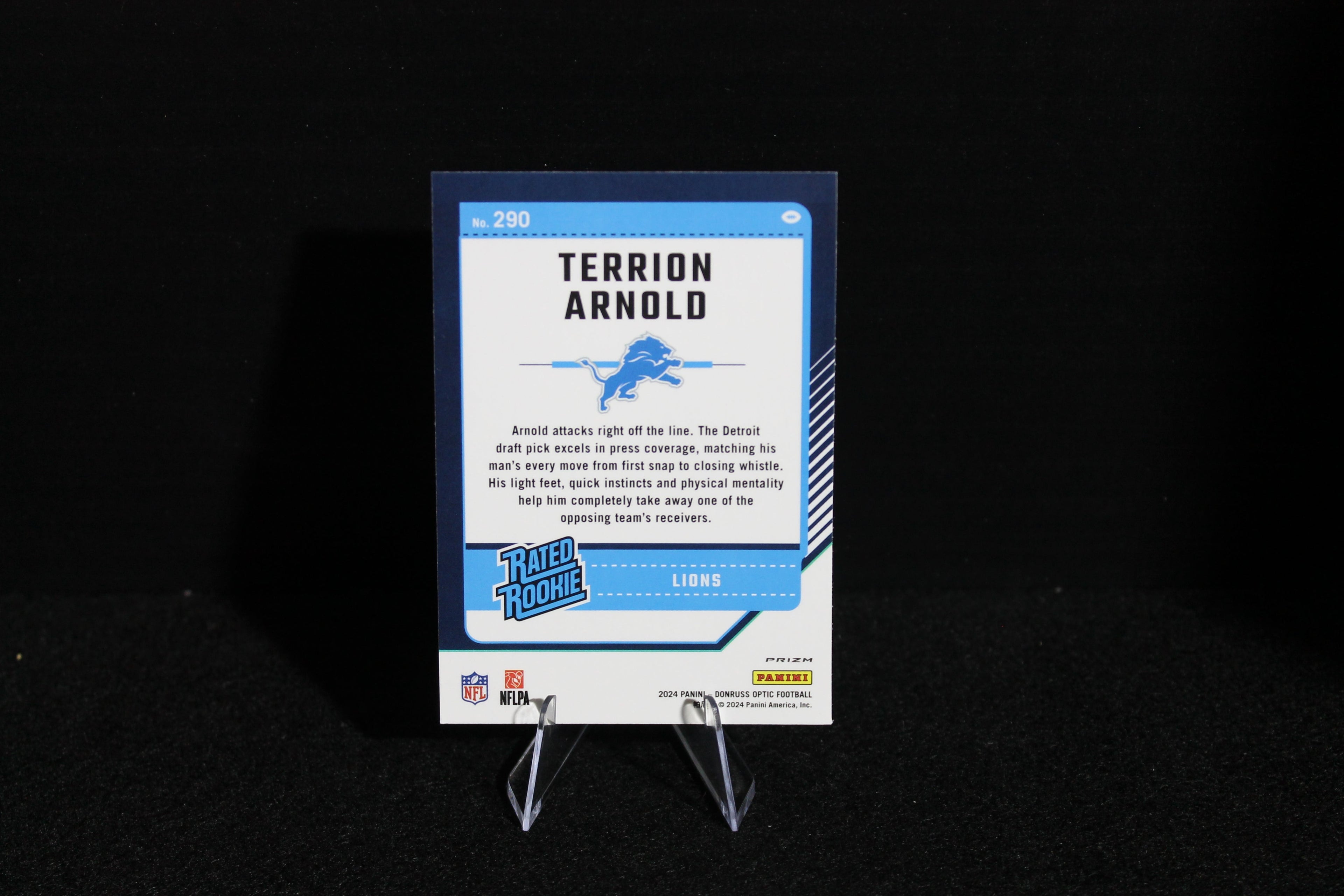Terrion Arnold - 2024 Donruss Optic - Green Hyper - Rated Rookie