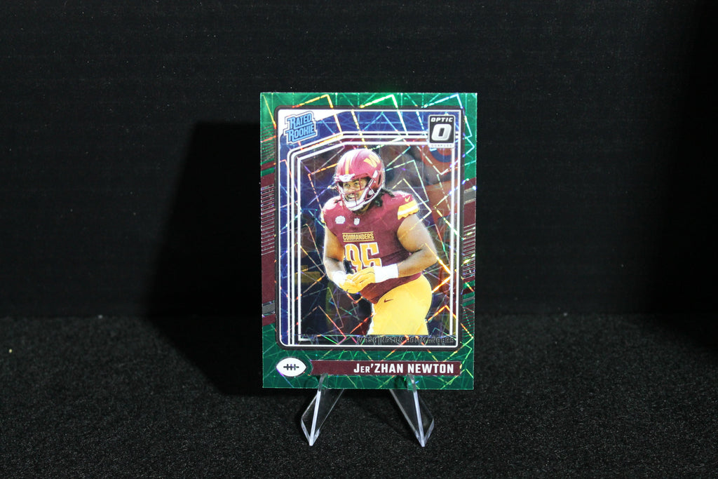 Jer'Zhan Newton - 2024 Donruss Optic - Green Velocity - Rated Rookie