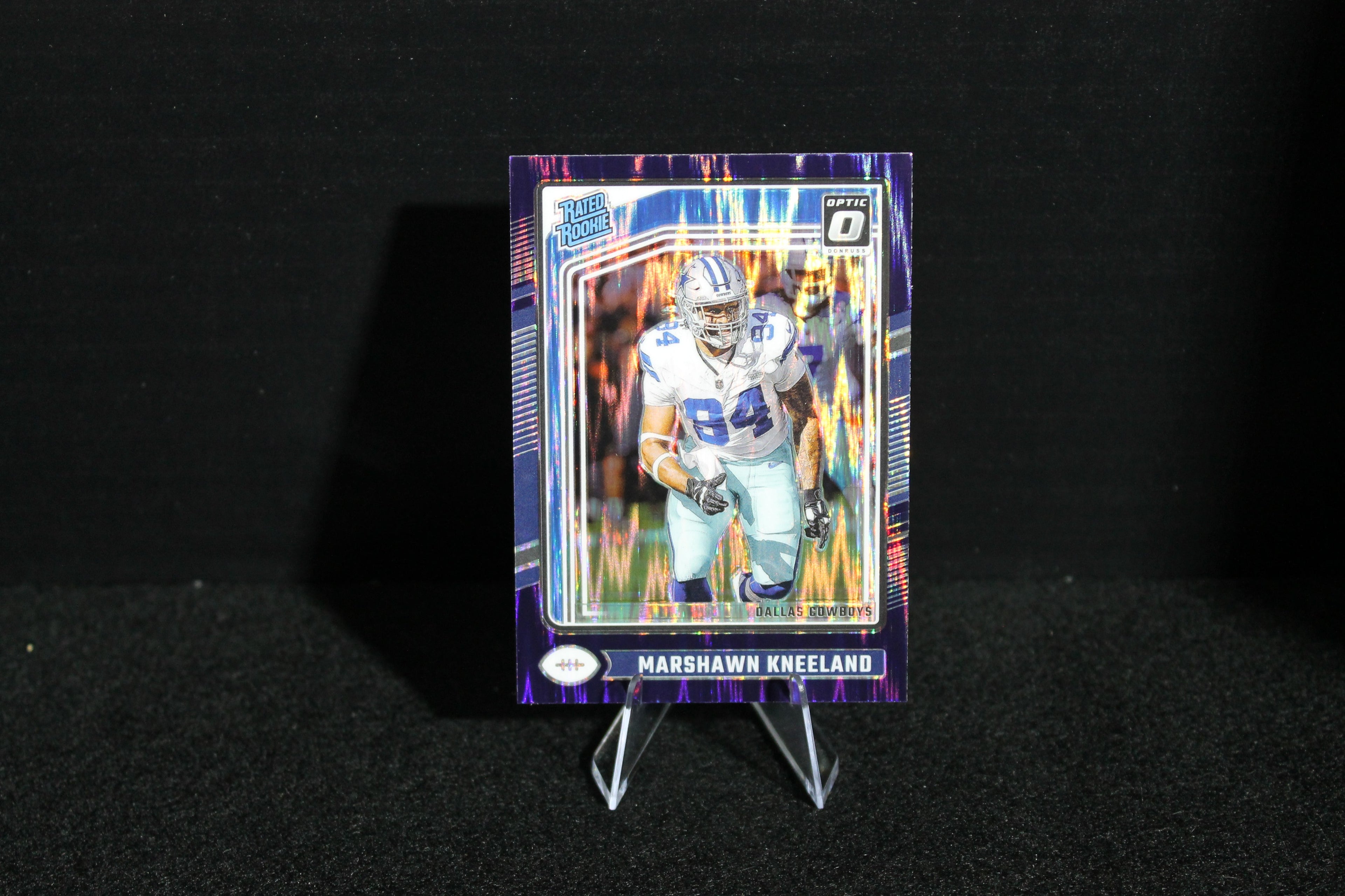 Marshawn Kneeland - 2024 Donruss Optic - Purple Shock - Rated Rookie