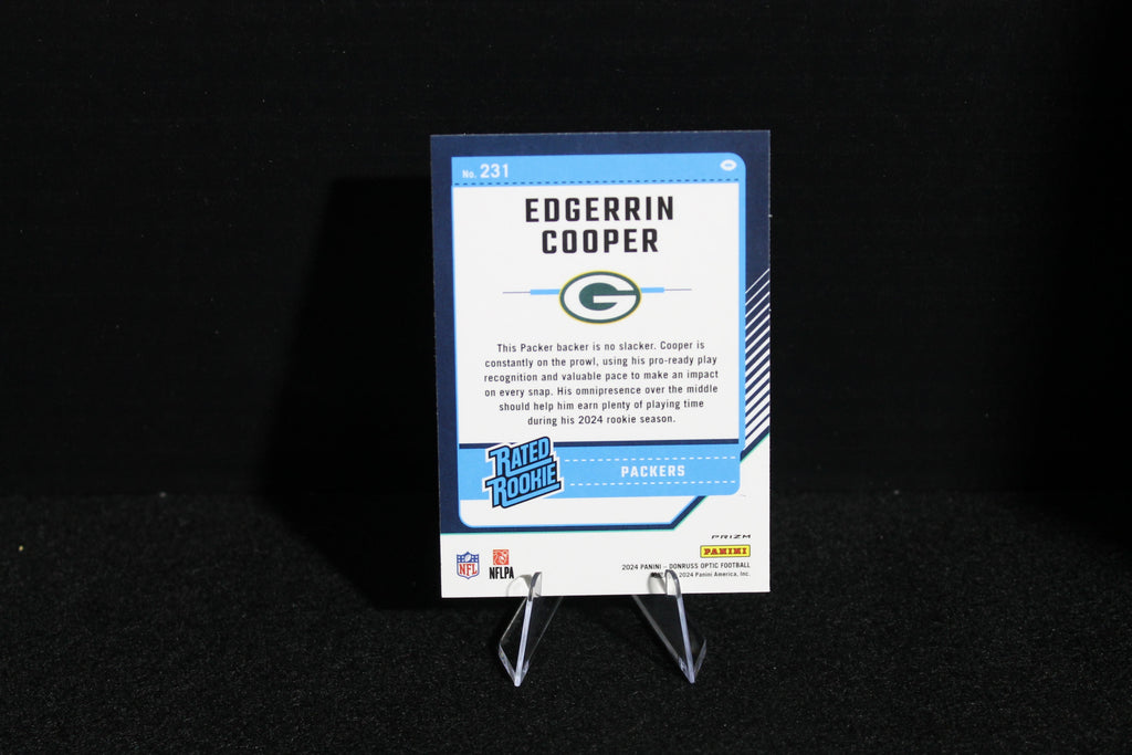 Edgerrin Cooper - 2024 Donruss Optic - Purple Shock - Rated Rookie
