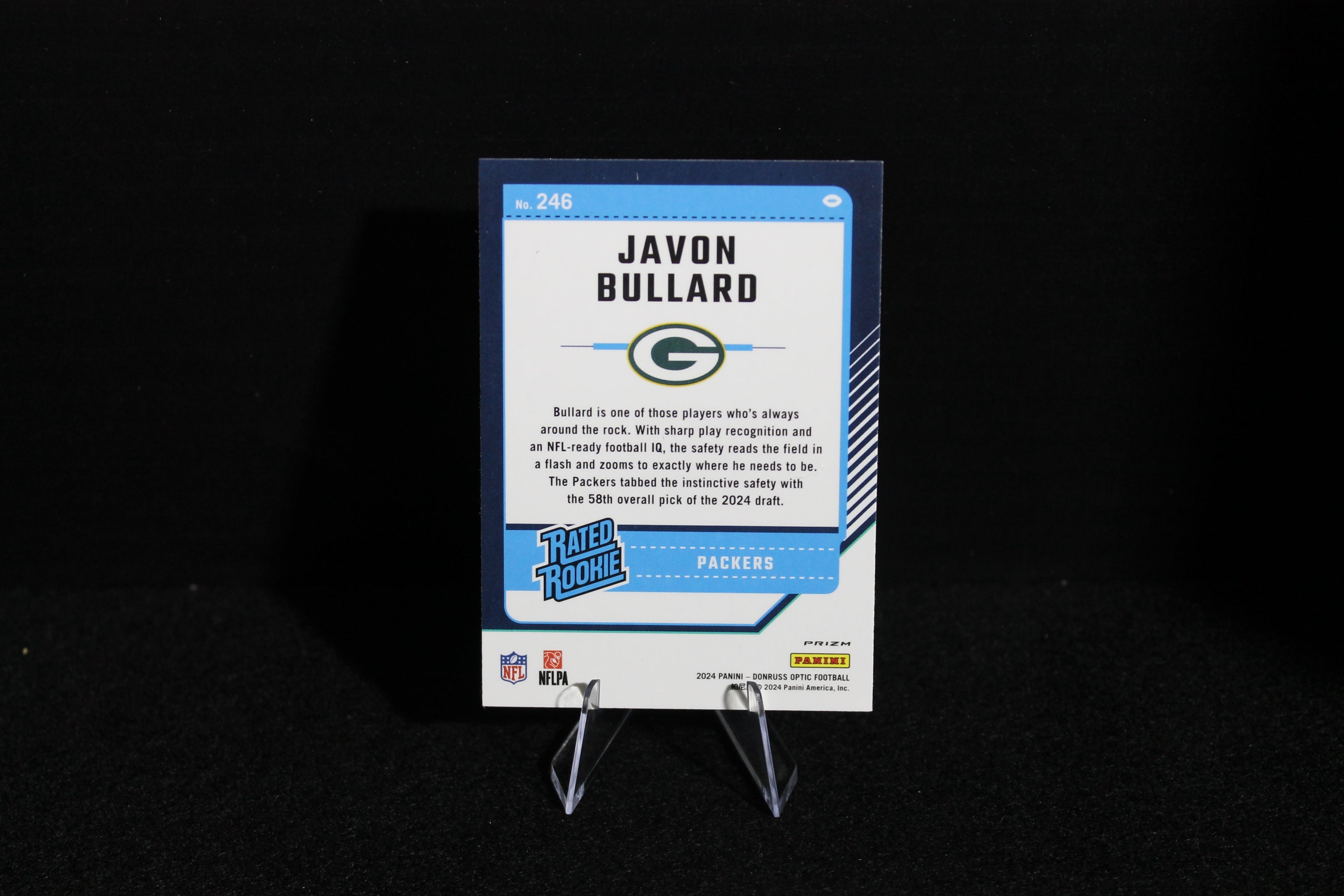 Javon Bullard - 2024 Donruss Optic - Purple Shock - Rated Rookie