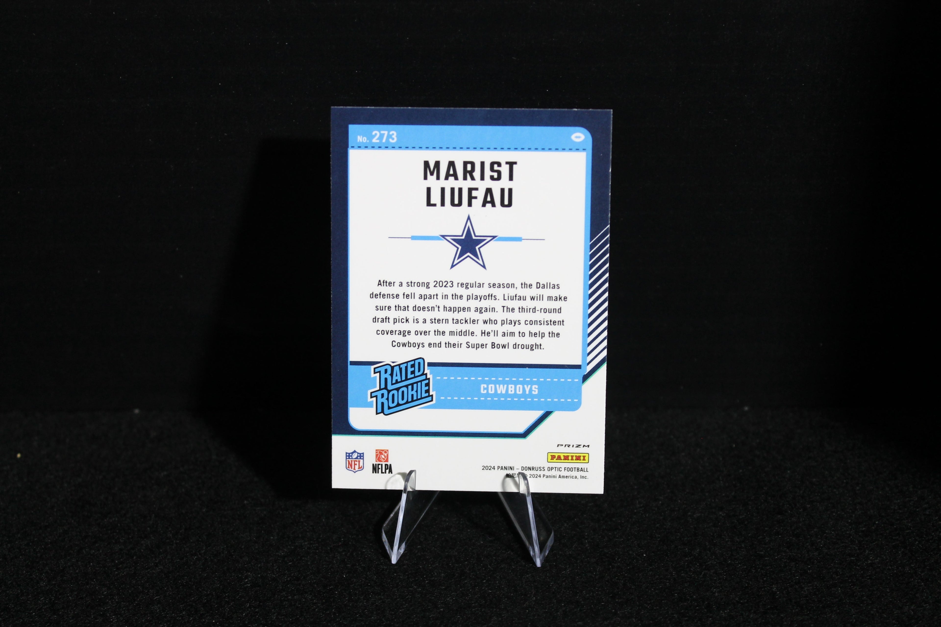 Marist Liufau - 2024 Donruss Optic - Purple Shock - Rated Rookie
