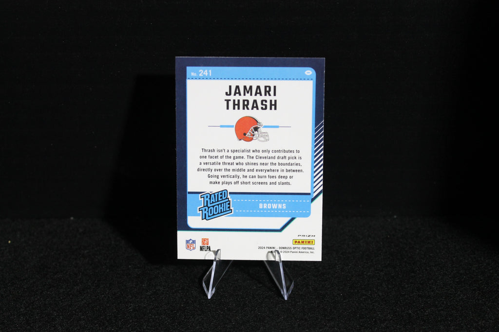 Jamari Thrash - 2024 Donruss Optic - Purple Shock - Rated Rookie