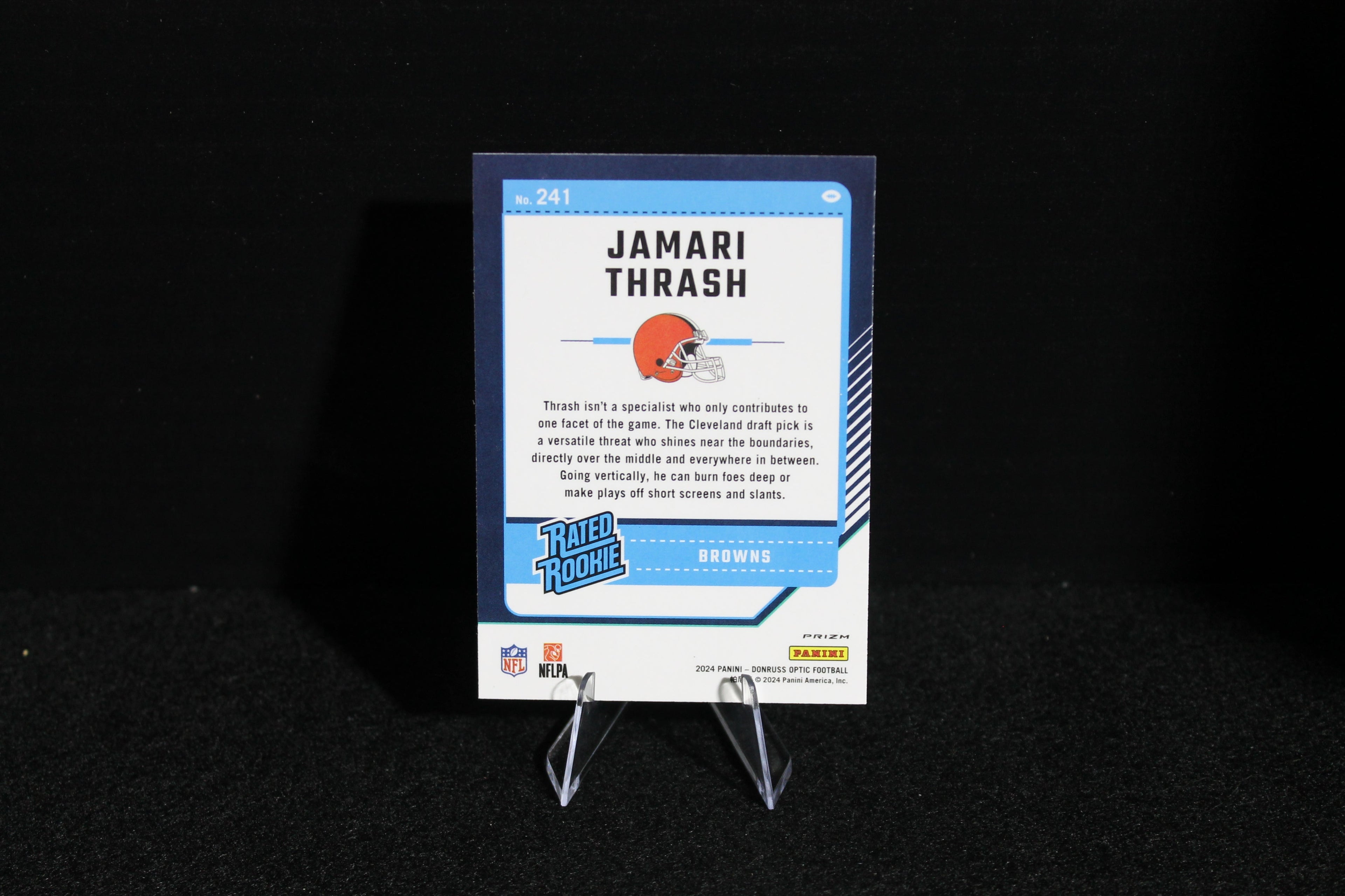 Jamari Thrash - 2024 Donruss Optic - Purple Shock - Rated Rookie