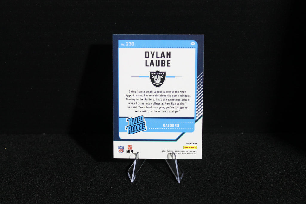 Dylan Laube - 2024 Donruss Optic - Purple Shock - Rated Rookie