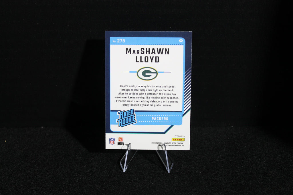 MarShawn Lloyd - 2024 Donruss Optic - Purple Shock - Rated Rookie