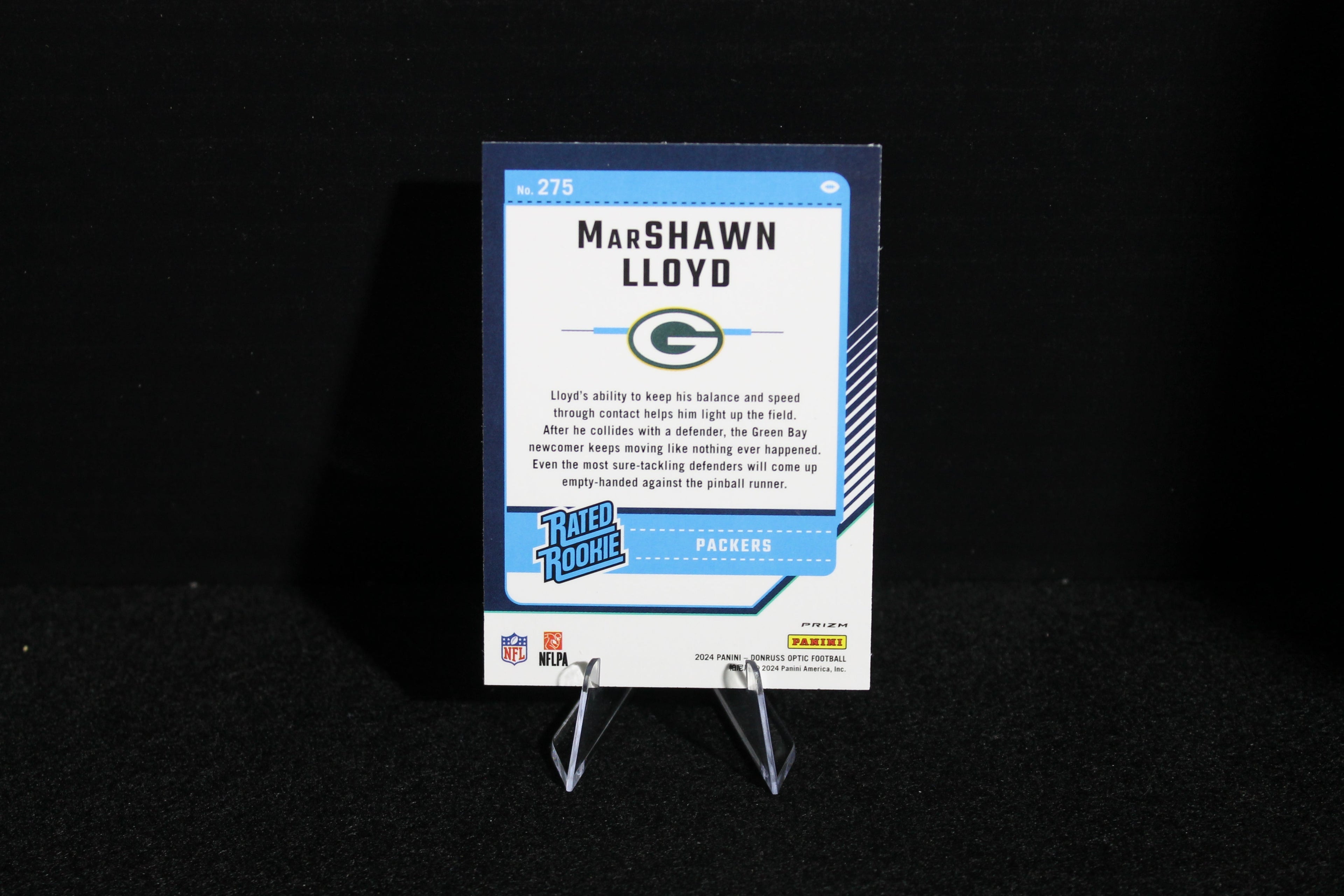 MarShawn Lloyd - 2024 Donruss Optic - Purple Shock - Rated Rookie