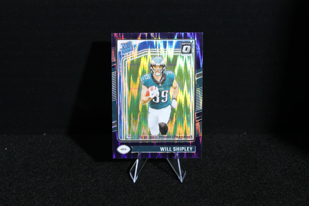 Will Shipley - 2024 Donruss Optic - Purple Shock - Rated Rookie