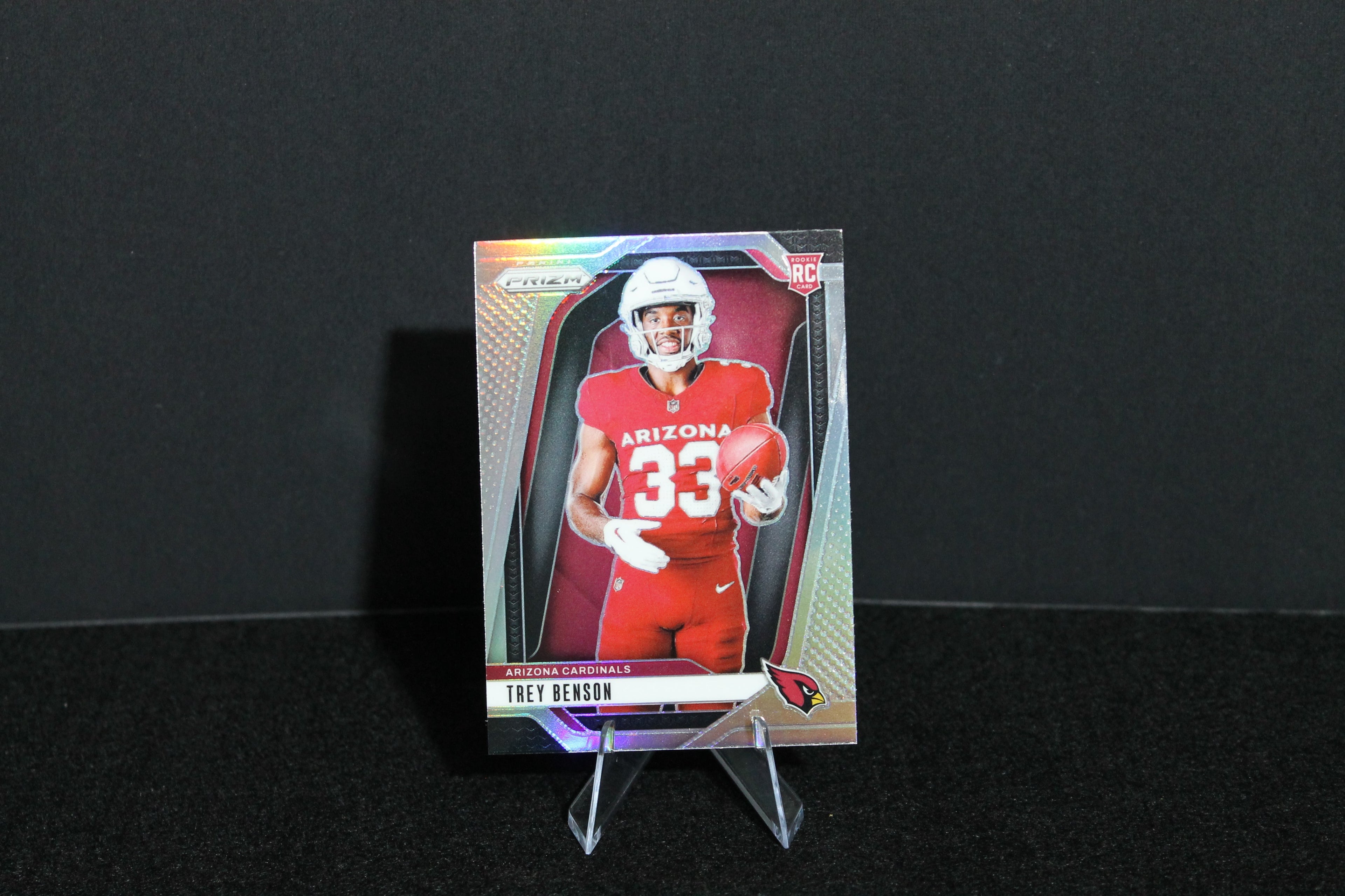 Trey Benson - 2024 Panini Prizm - Silver Prizm - Rookie Variation