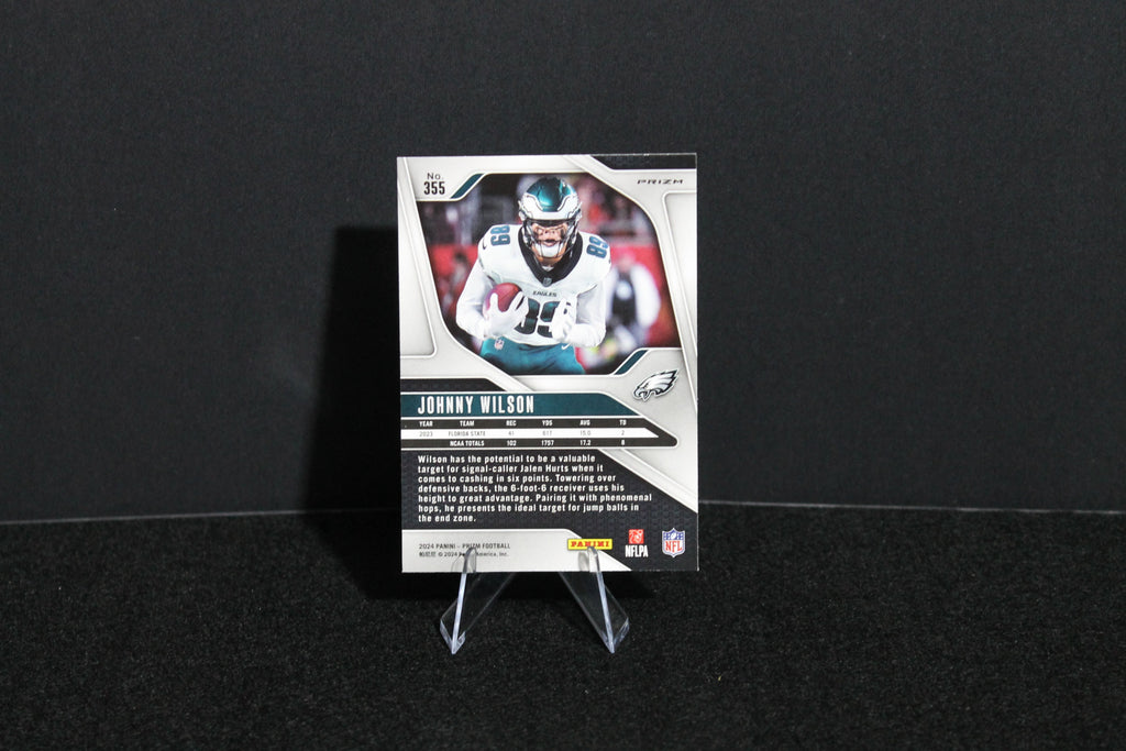 Johnny Wilson - 2024 Panini Prizm - Lazer -Rookie