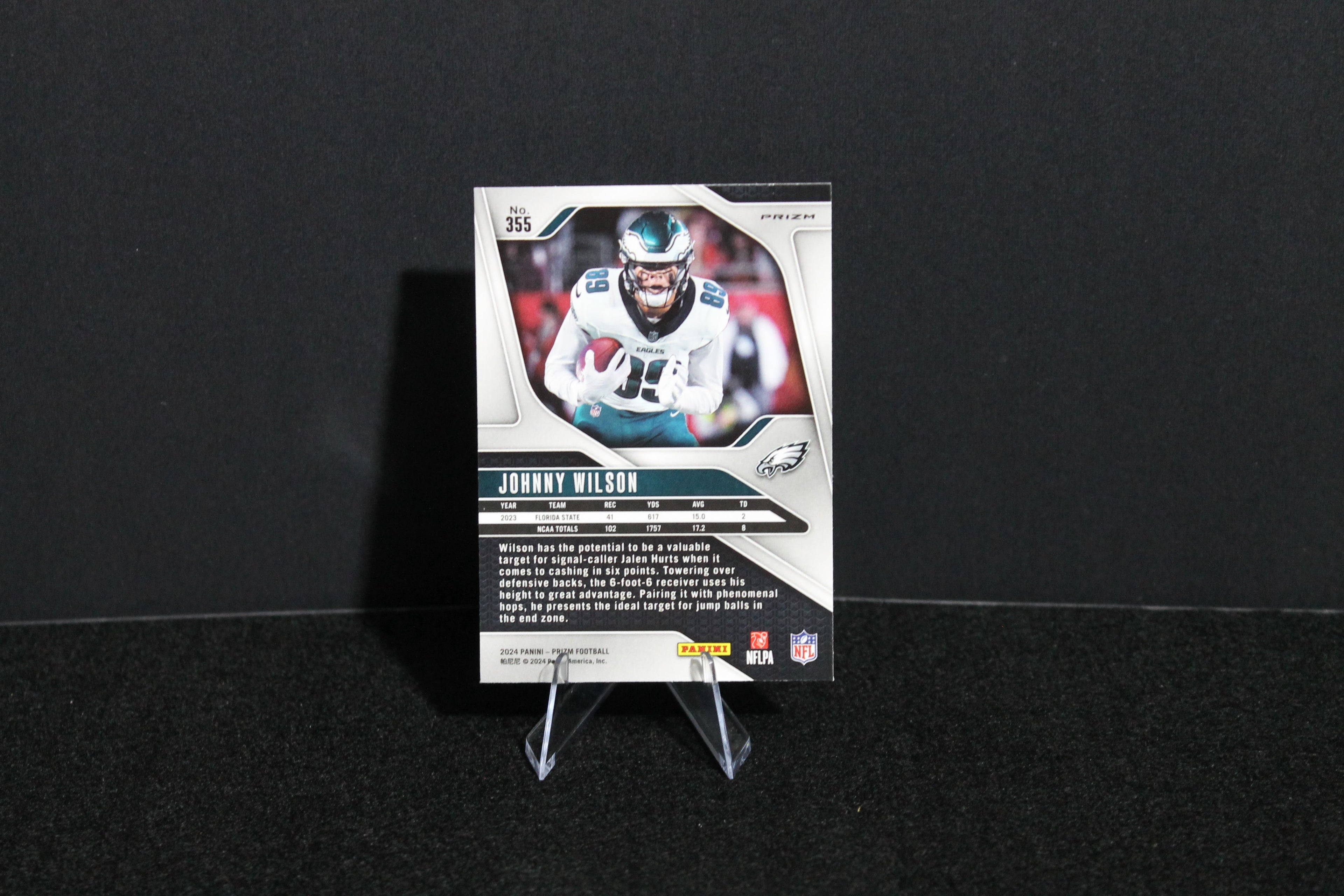 Johnny Wilson - 2024 Panini Prizm - Lazer -Rookie