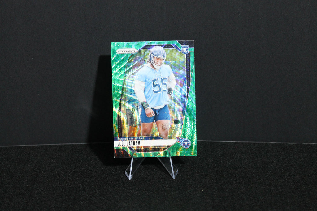 J.C. Latham - 2024 Panini Prizm - Green Wave - Rookie