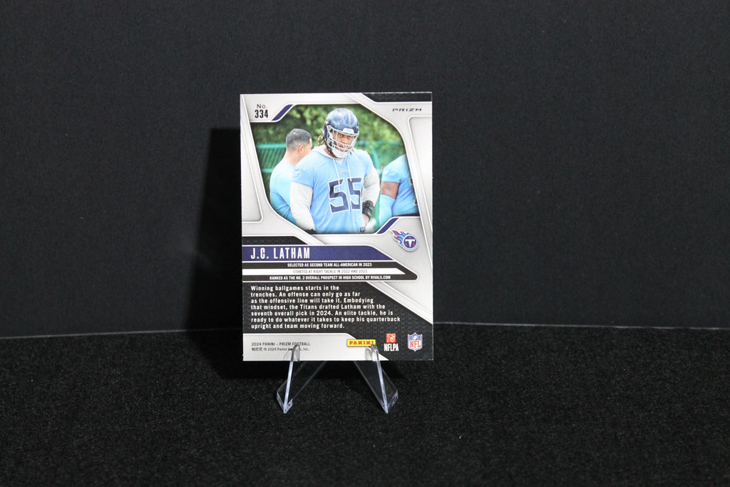 J.C. Latham - 2024 Panini Prizm - Green Wave - Rookie