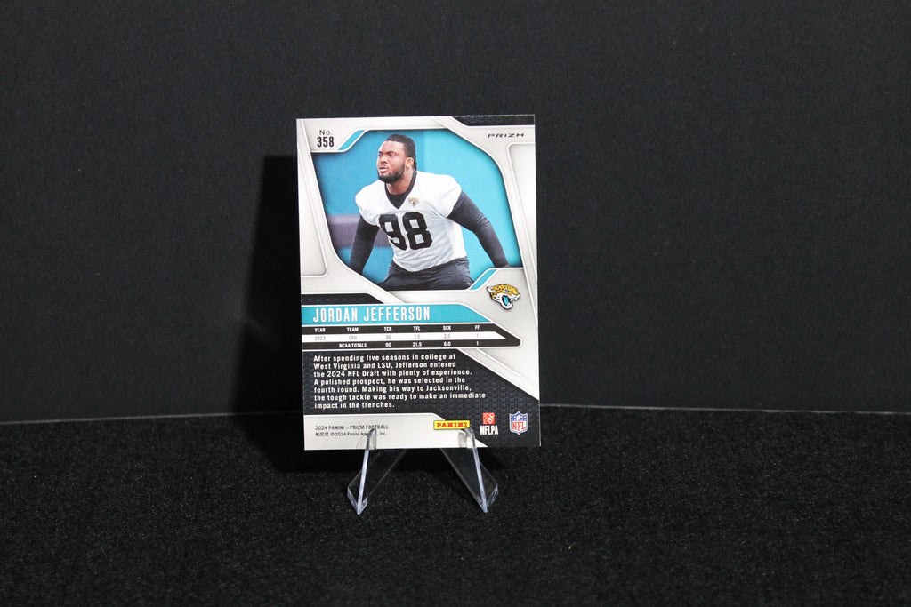 Jordan Jefferson - 2024 Panini Prizm - Green Wave - Rookie