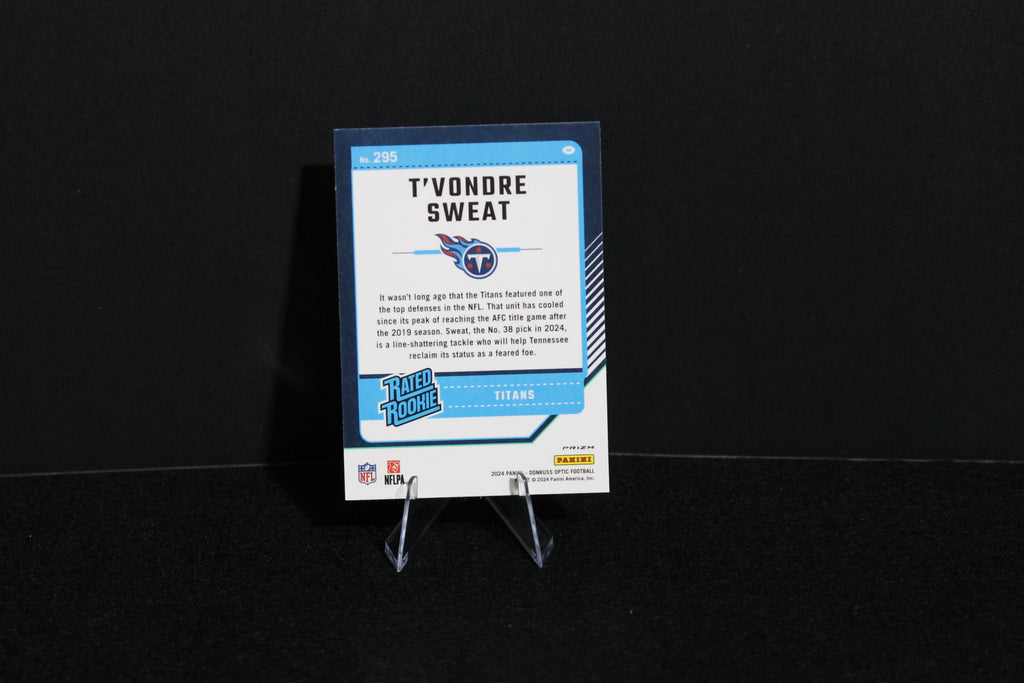 T'Vondre Sweat - 2024 Donruss Optic - Holo - Rookie Recruits