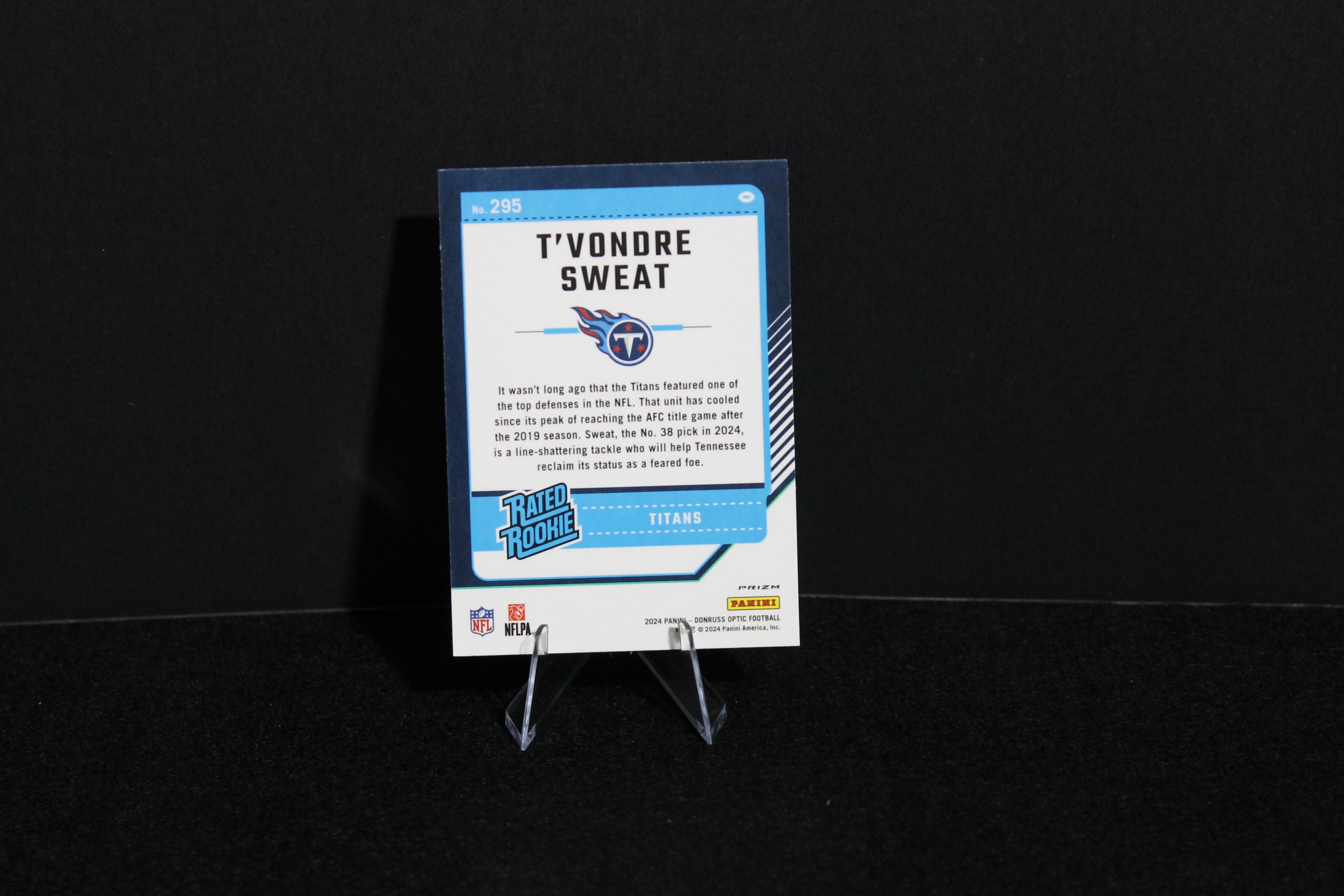 T'Vondre Sweat - 2024 Donruss Optic - Holo - Rookie Recruits