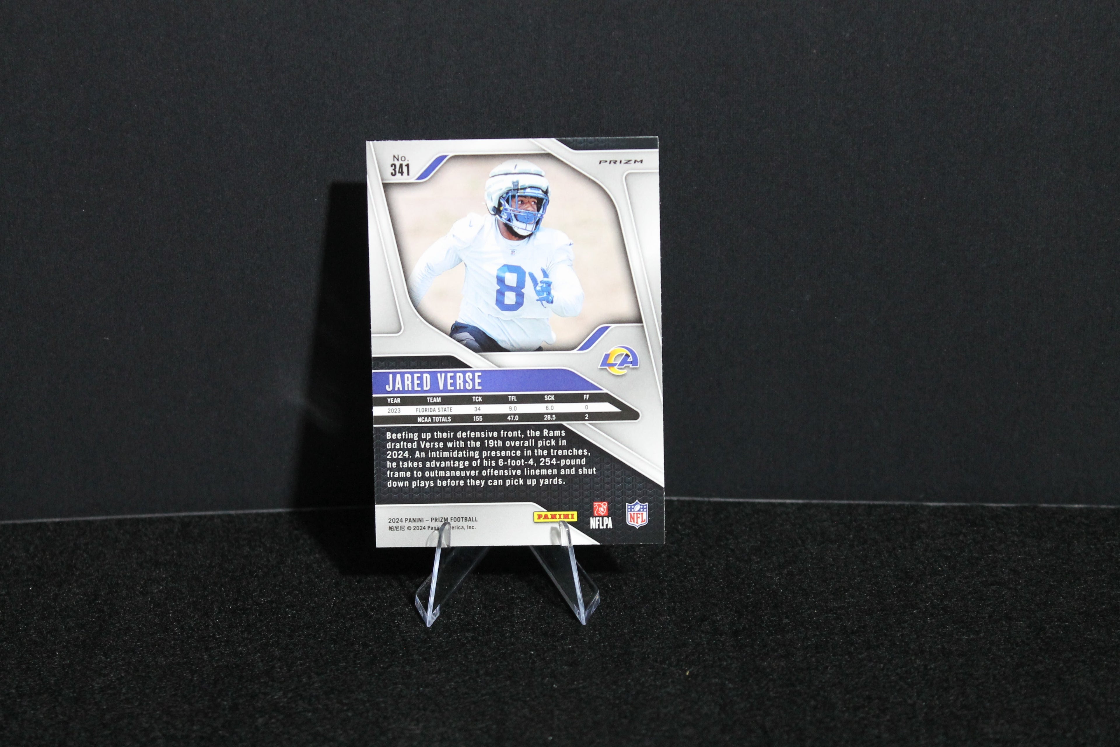 Jared Verse - 2024 Panini Prizm - Lazer - Rookie